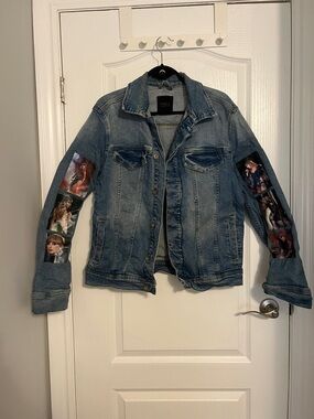 Denim Jacket with Taylor Swift Photos